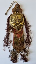 Wielki samulet szczęścia - Katam - Brąz Thokcha - Mahakala - z Nepalu / Tybetu