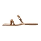 Women's Slip On Summer Sandals Squared Open Toe Flat Slippers Shoes Size US10 — photo 2
