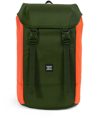 herschel backpack forest orange GUYS WOMENS Herschel Supply Co. Iona Forest Night & Orange 24L Backpack NEW  $70