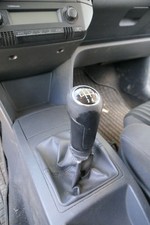 VW Polo 9N 9N3 Schaltknauf Schaltsack Schaltung 6Q1711113G Leder schwarz