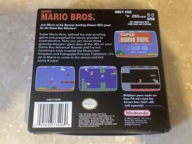 Super Mario Bros. Classic NES Series (Nintendo Game Boy Advance, 2004) CIB