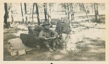 c1910 Lumberjack Occupational Original Snapshot Forest Pack Rifle Camp Lumber