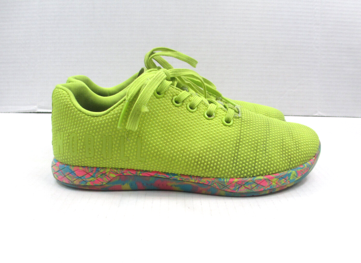 Nobull Rare Mesh Runner Unisex M/8 W/9.5 Running Shoes Neon Glitch Trainer Shoes Neon Glitch NOBULL Trainers - Fit at Midlife main image 4