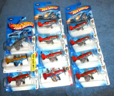 (11) LOT Hot Wheels F/E #76 ZAMAC Madd Propz Airplane HW DAREDEVILS OFF ROAD 