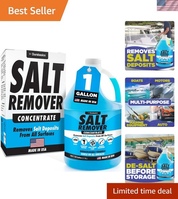 #ad 1 Gallon Salt Remover Concentrate Marine Engine Flush for Boats Perfect ... $68.82