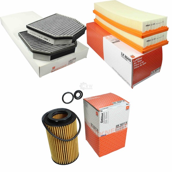 Mahle / Knecht Innenraumfilter LAK 278/S Luftfilter LX 804/S ÖLfilter OX 153/7D-image