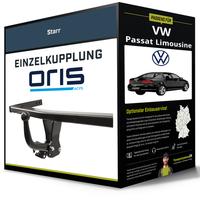 Starre AnhäNgerkupplung für VW Passat Limousine 08.2010-12.2014 B7 Typ 362 Oris