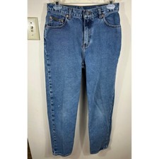 VTG 90s Calvin Klein Jeans Tapered Leg Women 16 Blue High Rise Y2K Mom Classic