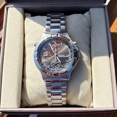 [ /Box and Manual Included] SEIKO 7T27-6A50 90s Working Chronograph