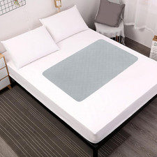 Waterproof Bed Pads Washable Large for Incontinence, Non Slip Bed Pads 52"X34"