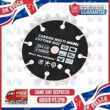 10MM CARBIDE CUTTING DISC MULTI WHEEL FAST CUT BORE WOOD NAILS PLASTIC DRYWALL