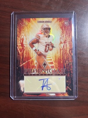 2024 PANINI PHOENIX #PRP-TAD TERRION ARNOLD RC ROOKIE AUTO LIONS