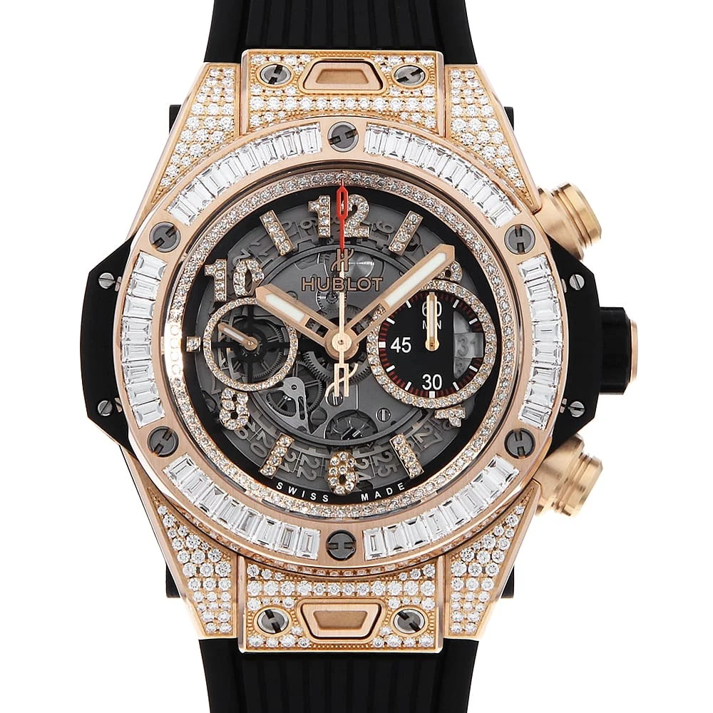 Hublot — HUBLOT Big Bang Unico King Gold Jewelry 411.OX.1180.RX.0904 second hand mens
