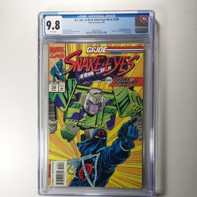 G.I. Joe A Real American Hero #140 CGC 9.8 Transformers App! 1993 WP Marvel