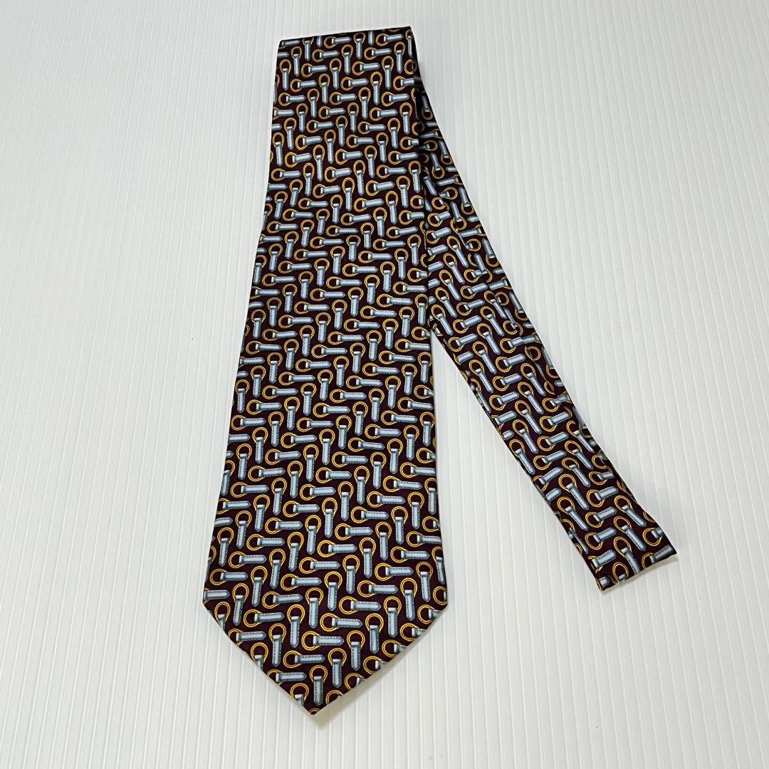 Gucci Necktie Tie 100% Silk Multicolor All-over Pattern 3.7 inches From Japan thumbnail 10