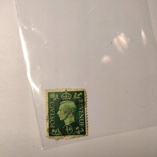 king George VI Postage Revenue 1/2 Day Green rare
