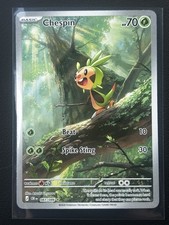 Pokemon TCG: Chespin 87/86 Illustration Rare Chaos Rising ME04