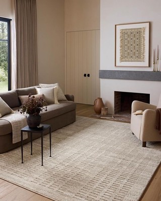 Amber Lewis Monty Collection MOT-03 Ivory/Beige 7'-10'' x 10' Area Rug
