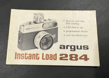 Argus Instant Load 284 Camera Instructions