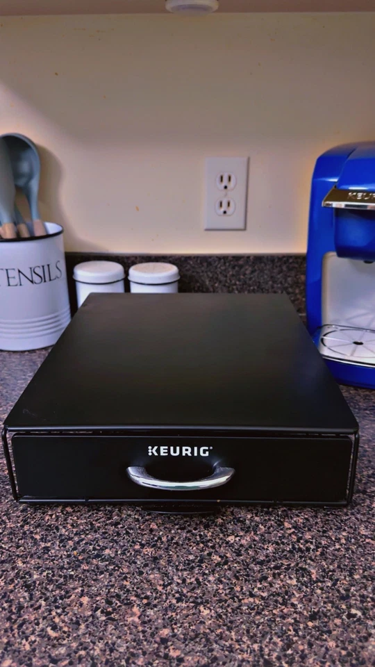 Keurig K10 Mini Plus Single Cup Coffee Maker Royal BLUE | K Cup Rolling Storage - Image 2 of 4