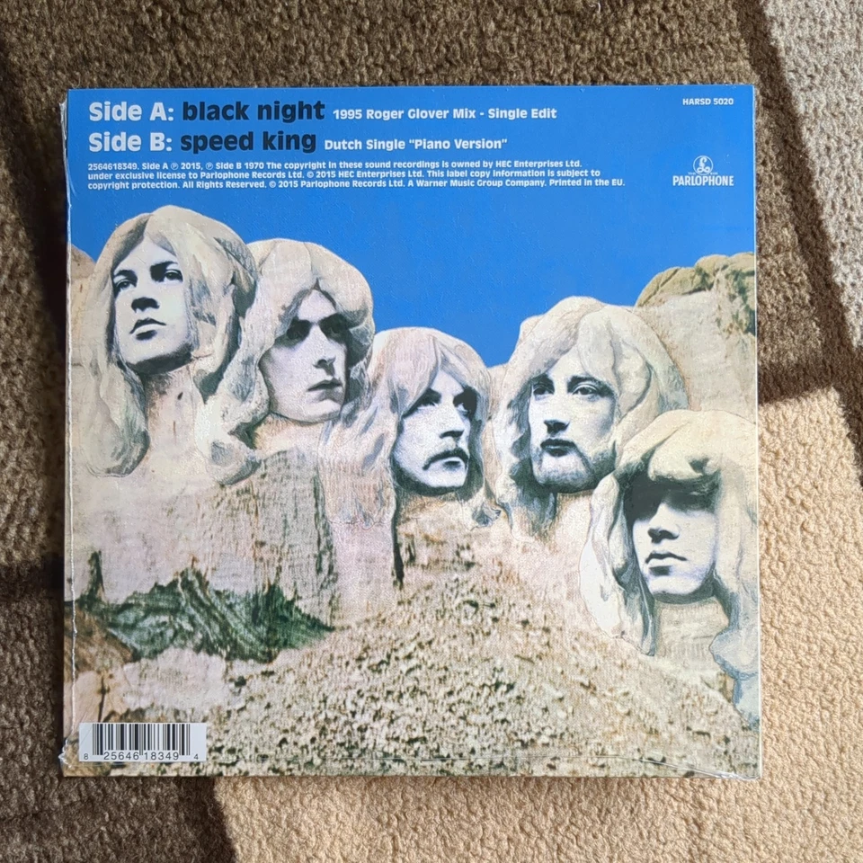 DEEP PURPLE Black Night Speed King UK 2015 RSD LIMITED EDITION NEW/MINT/SEALED - Image 2 of 3