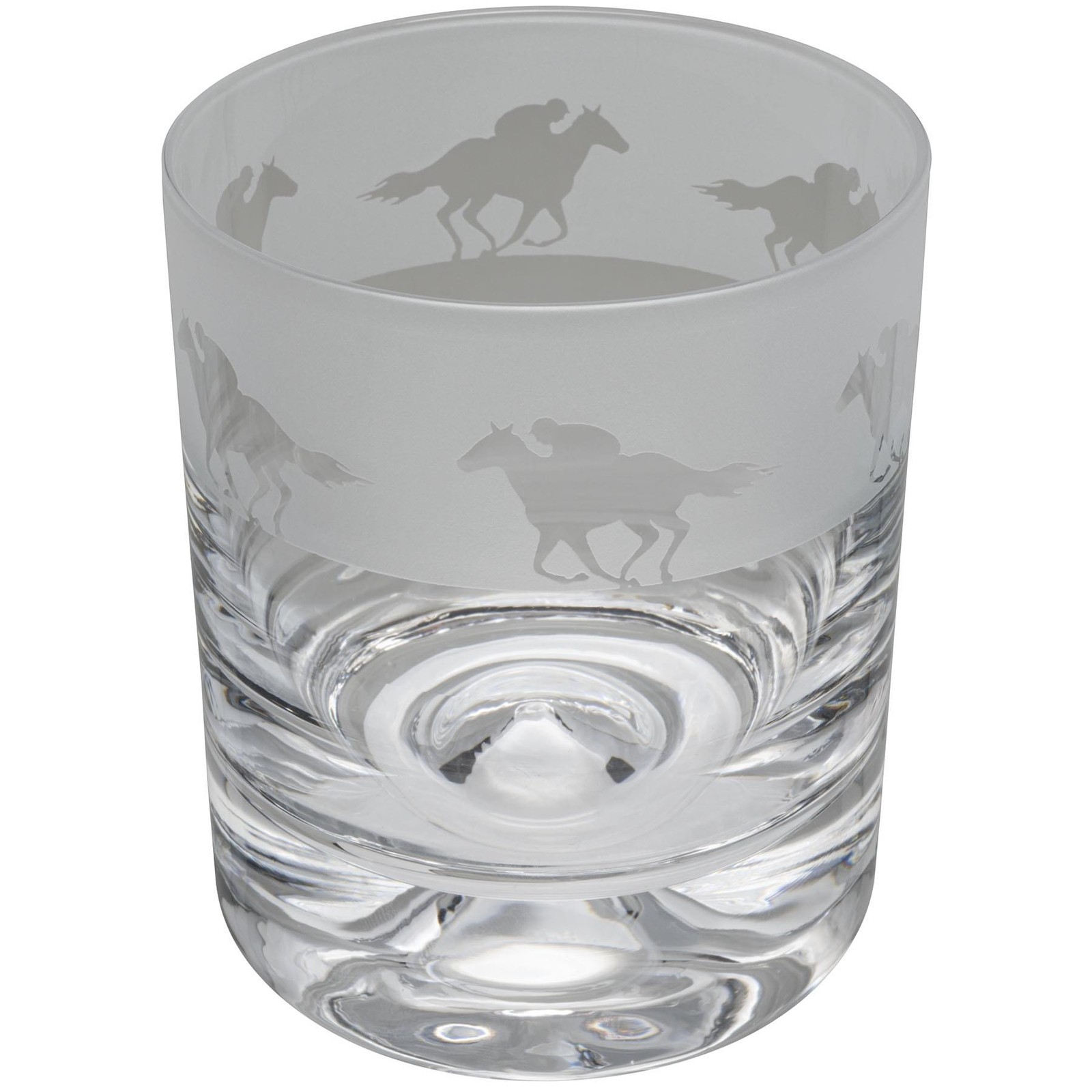 Animo Racehorsse Whiskey Glass Horses Engraved Tumbler Whisky Glasses Gift Box