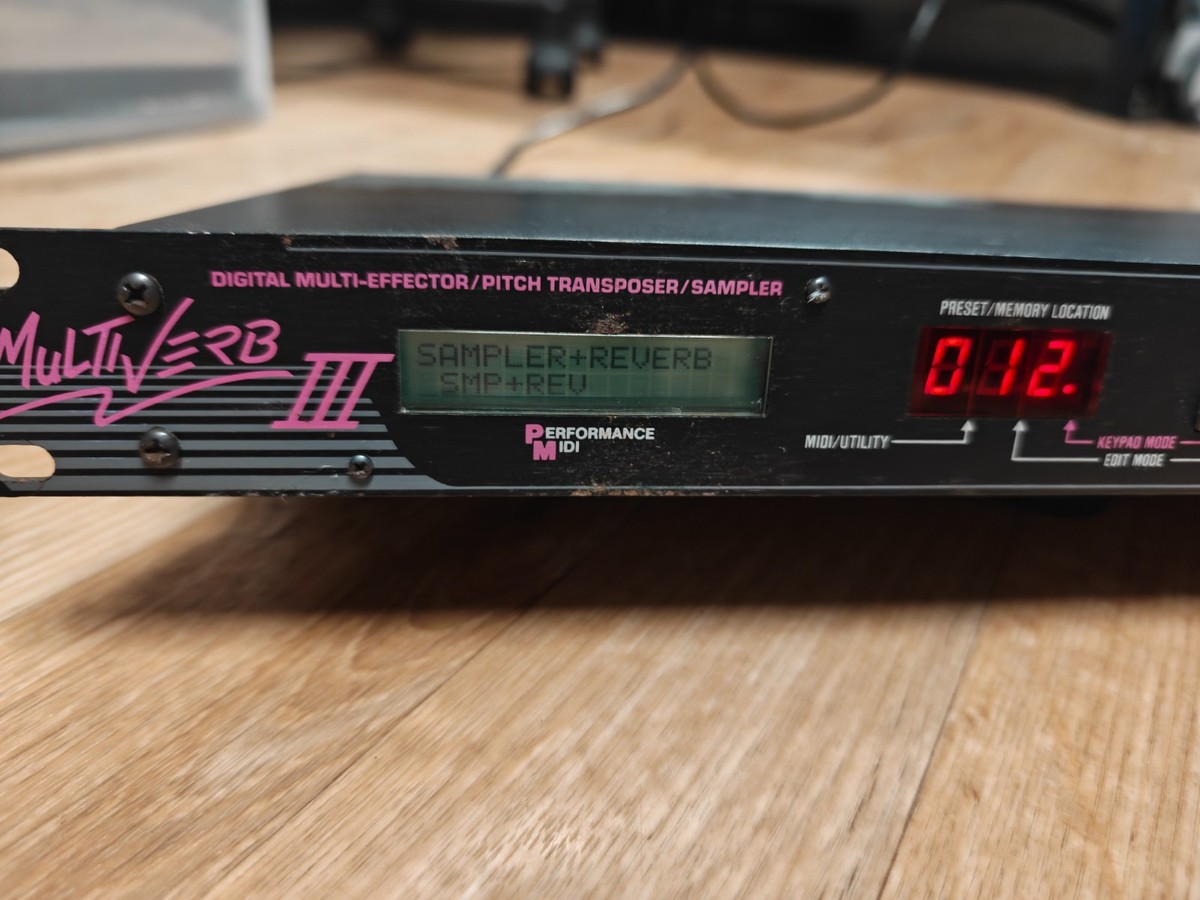 ギター ART MULTIVERB III Art Multiverb III - FX, Reverb and SAMPLER with MIDI control | eBay