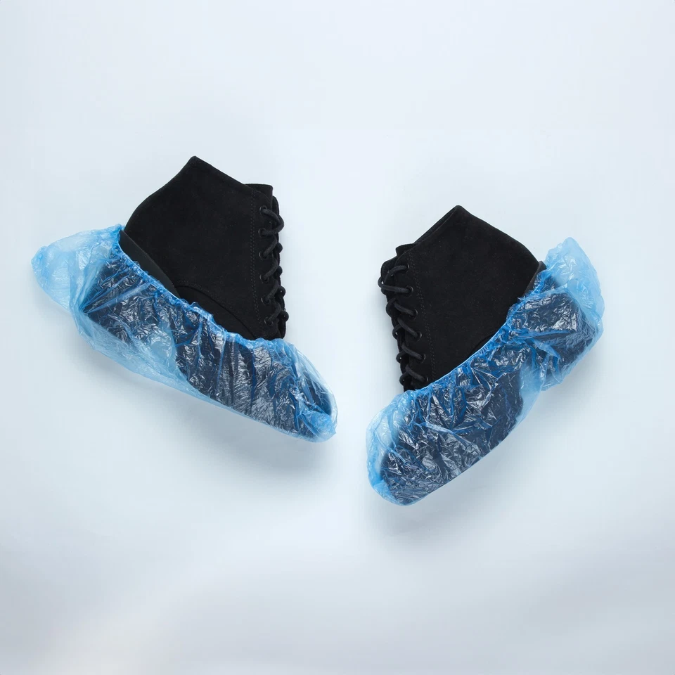 200 pezzi Copriscarpe Monouso calzari copri scarpa usa e getta DPI 3,2 grammi - Immagine 3 di 4