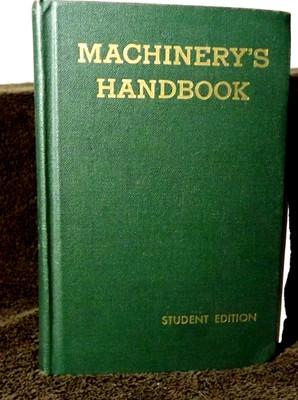 Vintage Machinery's Handbook -Student Edition - The Industrial Press 1959 2104pp