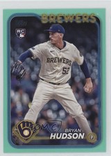2024 Topps Update Aqua Bryan Hudson #US105 1f3g