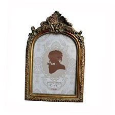 Vintage 4x6 Picture Frame Antique OrnateTable Top and Wall 4 x 6 Bronze Gold