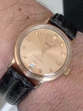 ENICAR OCEAN PEARL STAR JEWELS SWISS AR 1141 funz 34MM PL ORO GIOIELLO 