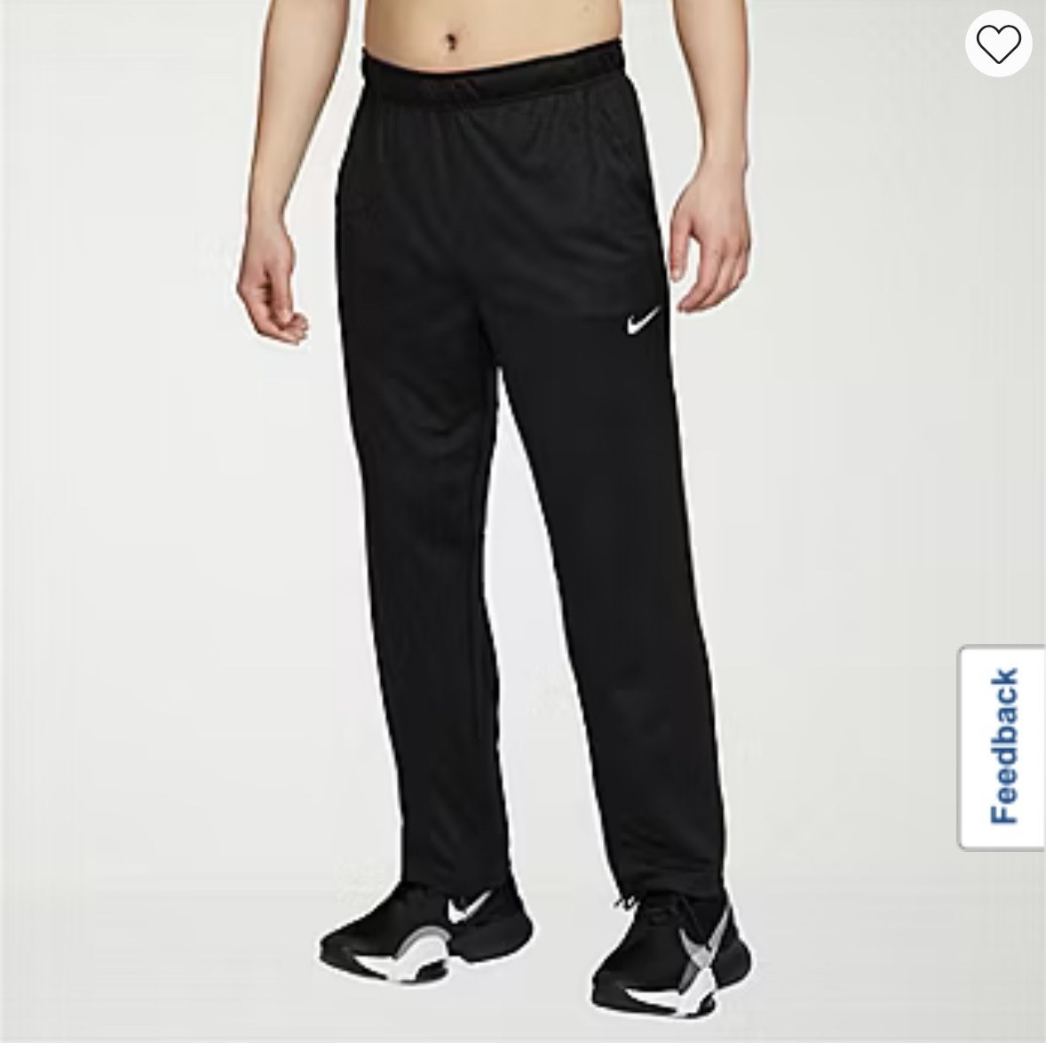 Nike Totality Mens Quick Dry Straight Regular Fit Track Pant NWT XXL Black