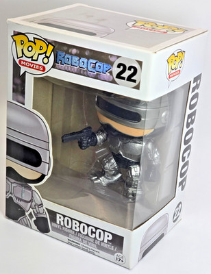 Funko PoP! Movies -- ROBOCOP # 22 Vaulted Vinyl Figure -- GOOD Box w/Protector