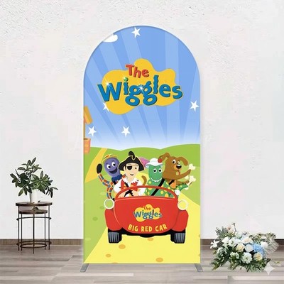 Arch The Wiggles Backdrop Cover Boy Girls Birthday Party Photo Background Banner