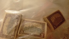 10 lots de 100 bottes differentes timbre Hongrie collection kw old kg kilo vieux