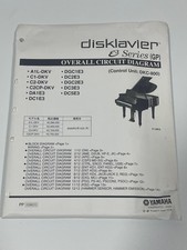 Pianoforte originale Yamaha Disklavier E3 serie GP schema NUOVO