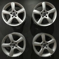 4x Alufelge 17 Zoll 7.5" 5x112 42ET Silber A1724013602 Mercedes-Benz Slk R172