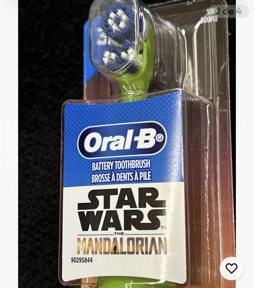 Oral-B Kids Electric Toothbrush The Mandalorian Baby Yoda Star Wars Grogu - Image 2 of 3