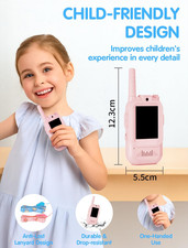 Walkie Talkie for Kids with Video: 2 Pack Rechargeable Toddler Toys with HD C...