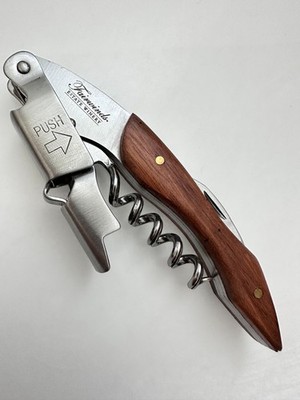 FAIRWINDS ESTATE WINERY Quality Wood Premium Waiters Corkscrew Wine Key Opener