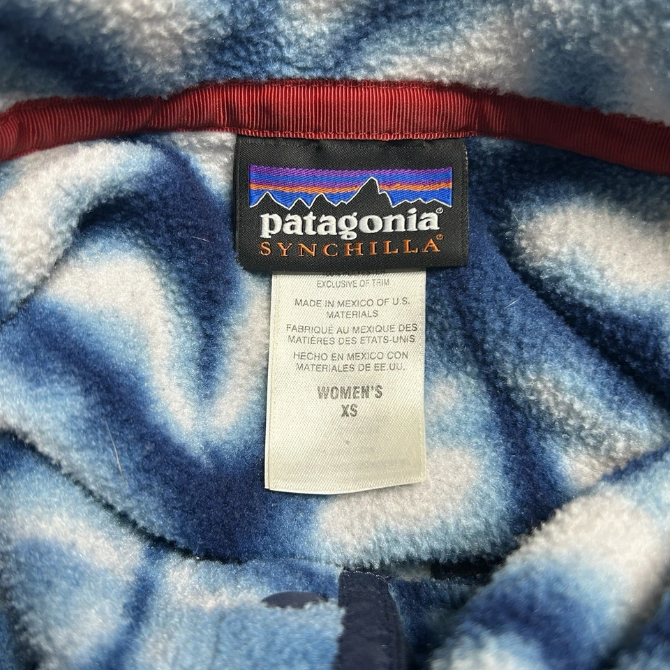 Толстовка женская Patagonia Synchilla Snap-T размер XS синий бриллиант флис - Изображение 3 из 4