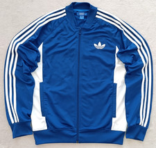 Adidas Originals Firebird Superstar mens Blue Track Tracksuit Top Jacket size L