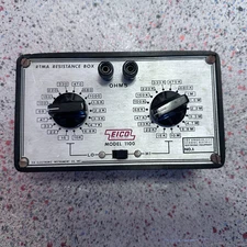 EICO RTMA Resistance Box Model 1100 - Resistor Substitution Tested