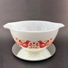 Pyrex #441 Friendship Cinderella Mixing Bowl Milk Glass Vintage USA  Midcentury