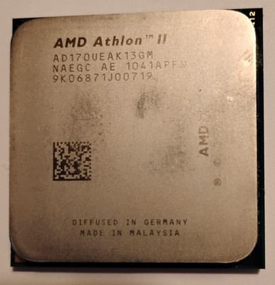 AMD Athlon II 170u/2GHz/Dual Core/AD170UEAK13GM/938 Pin/AM2+/AM3/K10/Sargas/20W