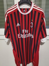 Maglia Vintage AC Milan 2011/12 con patch Serie A Tim - taglia XL