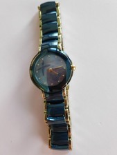 Rado Diastar Coupole Bleu/or  montre bracele t23mm ref  153.0360.3