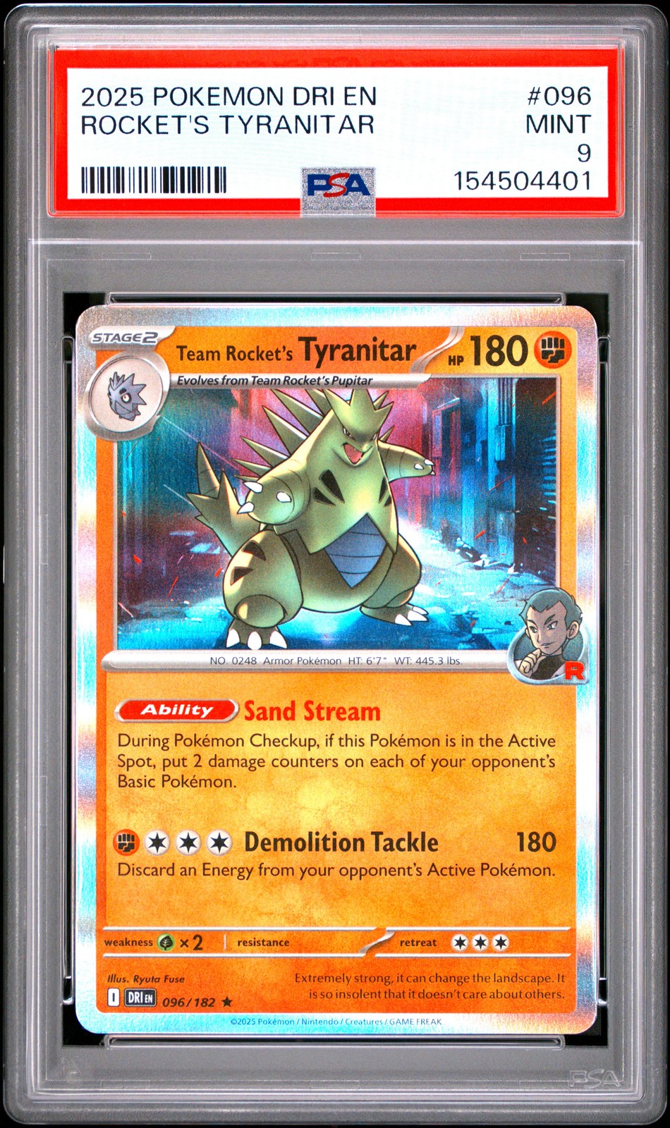 Team Rocket's Tyranitar #96