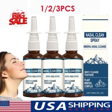 1-3X Nasal Spray   Cleanses  Refreshes Your Nasal, Natural Mineral Formula US 